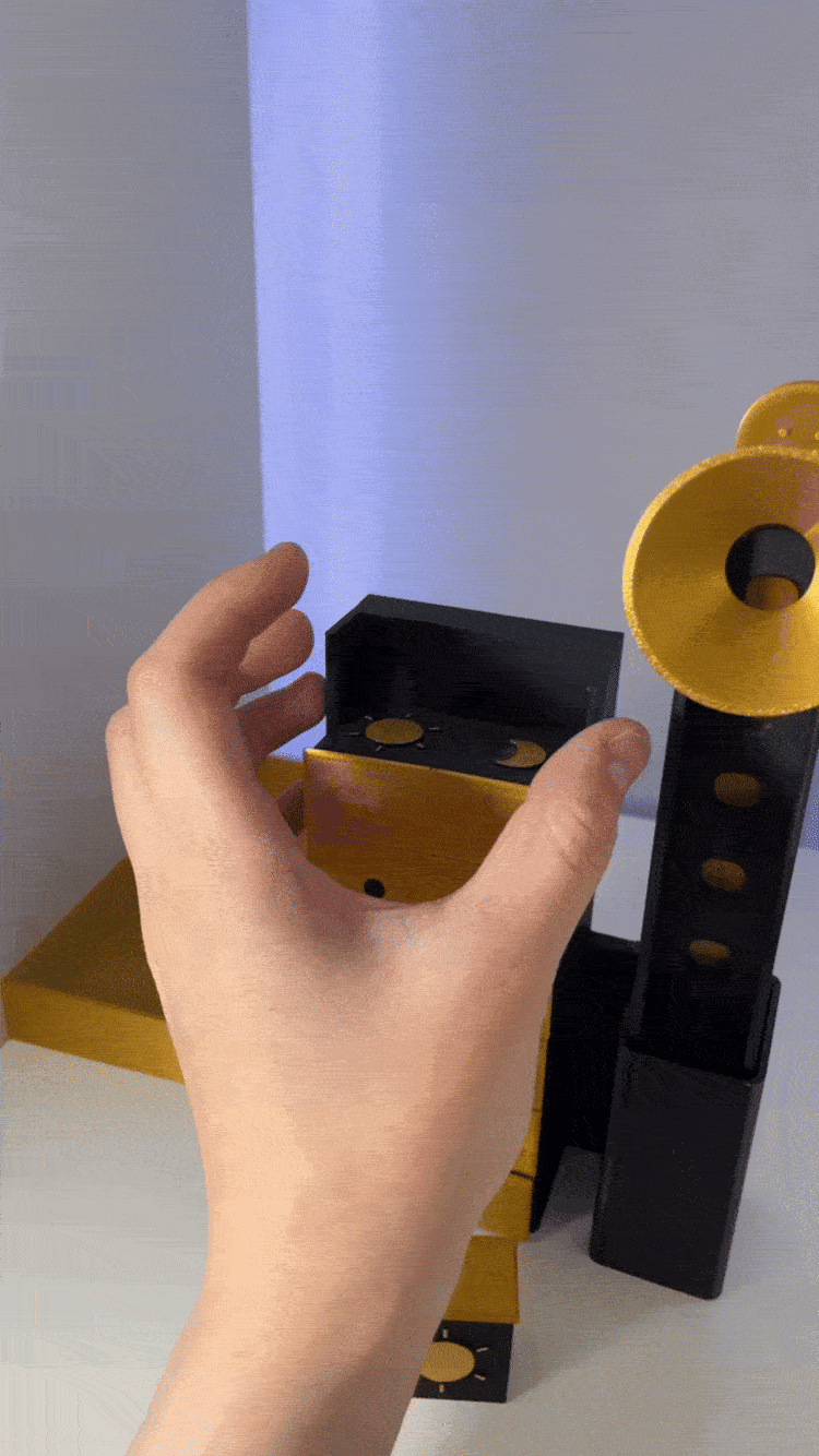 Depositing a pill box